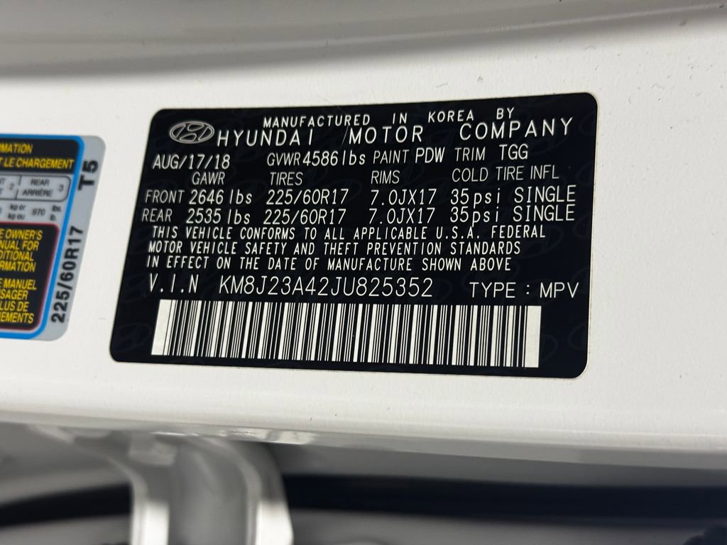 Used 2018 Hyundai Tucson SE FWD image 39
