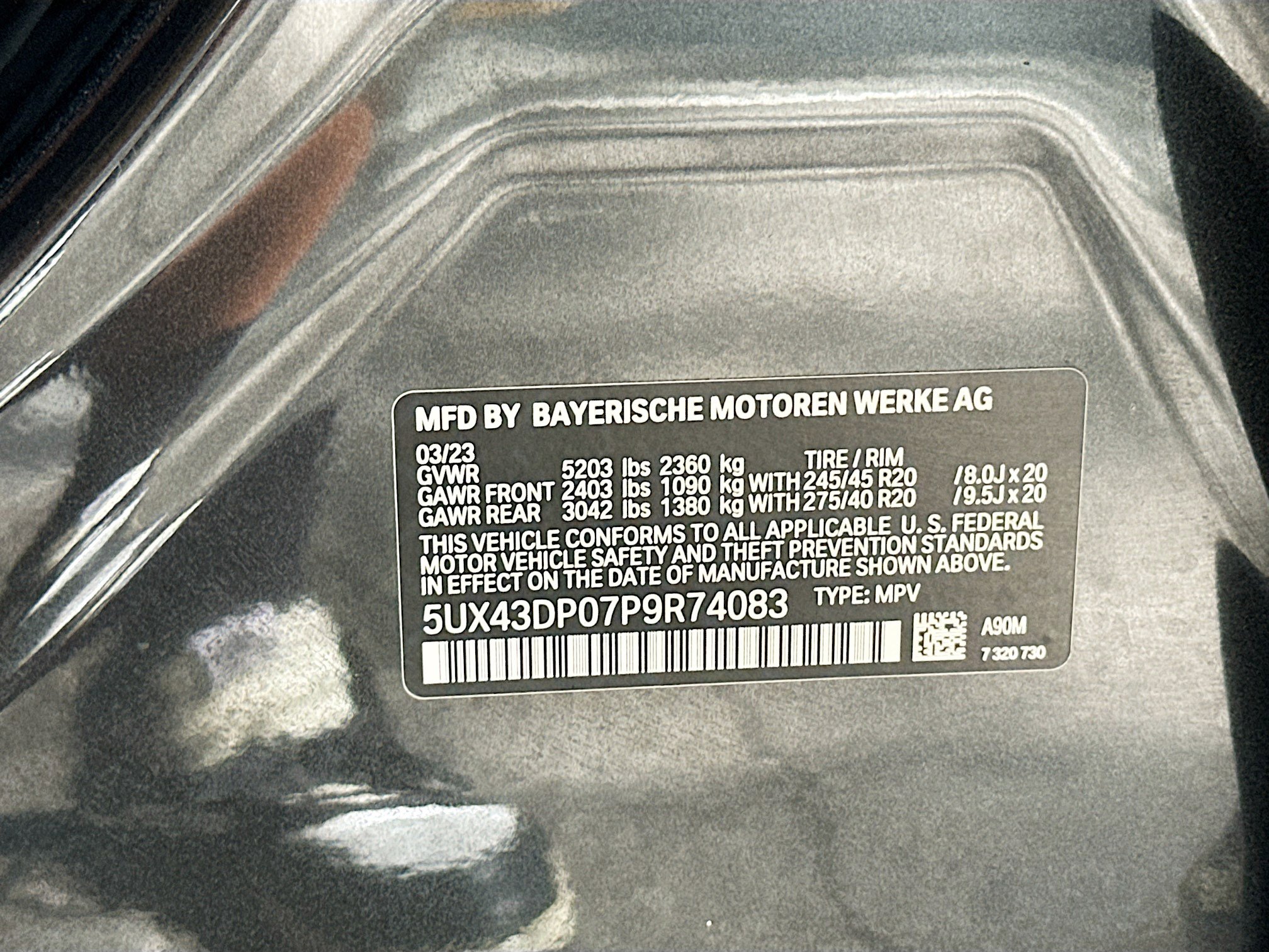 Certified 2023 BMW X3 sDrive30i w/ M Sport Package image 35