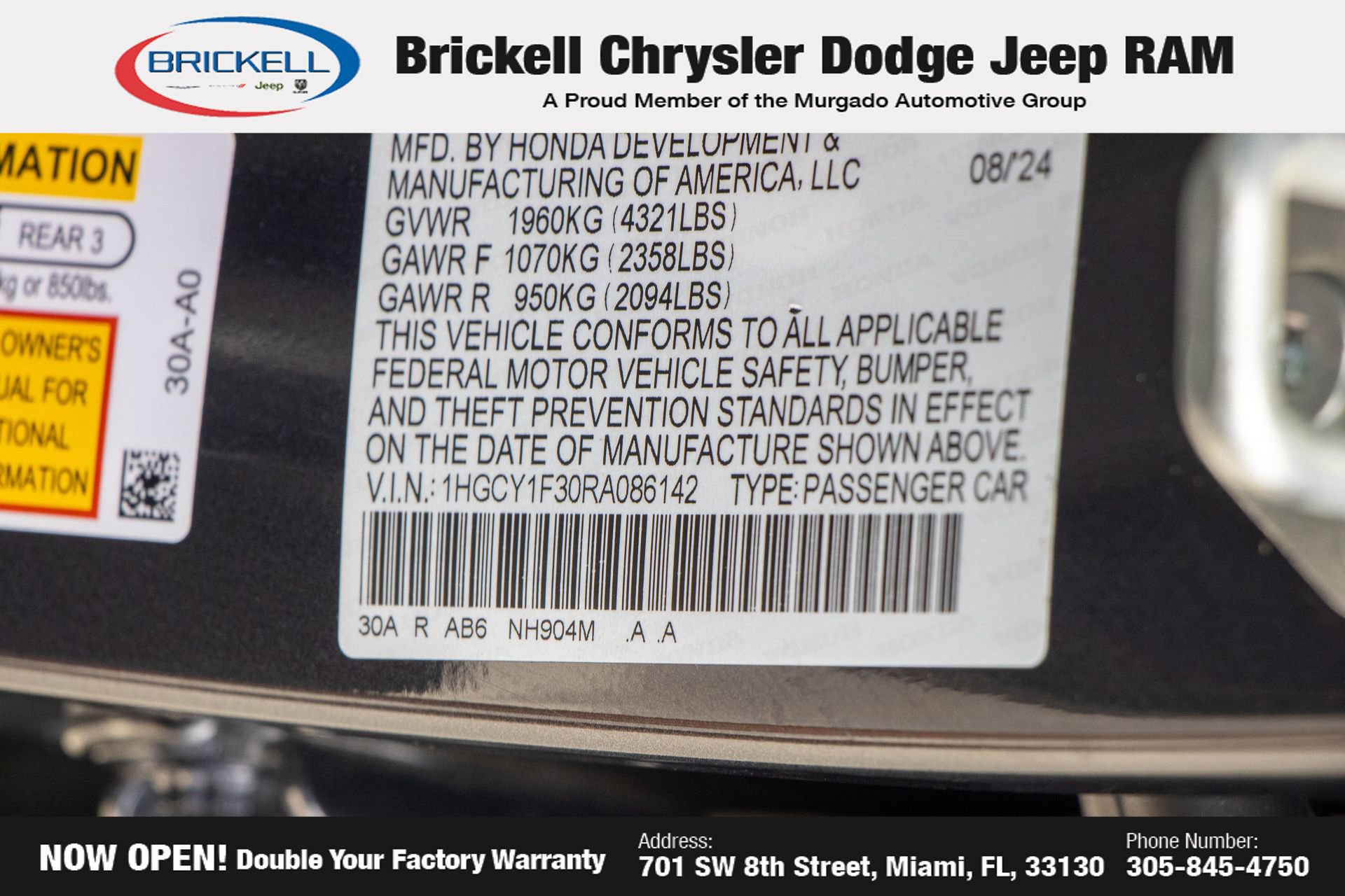 Used 2024 Honda Accord EX image 30