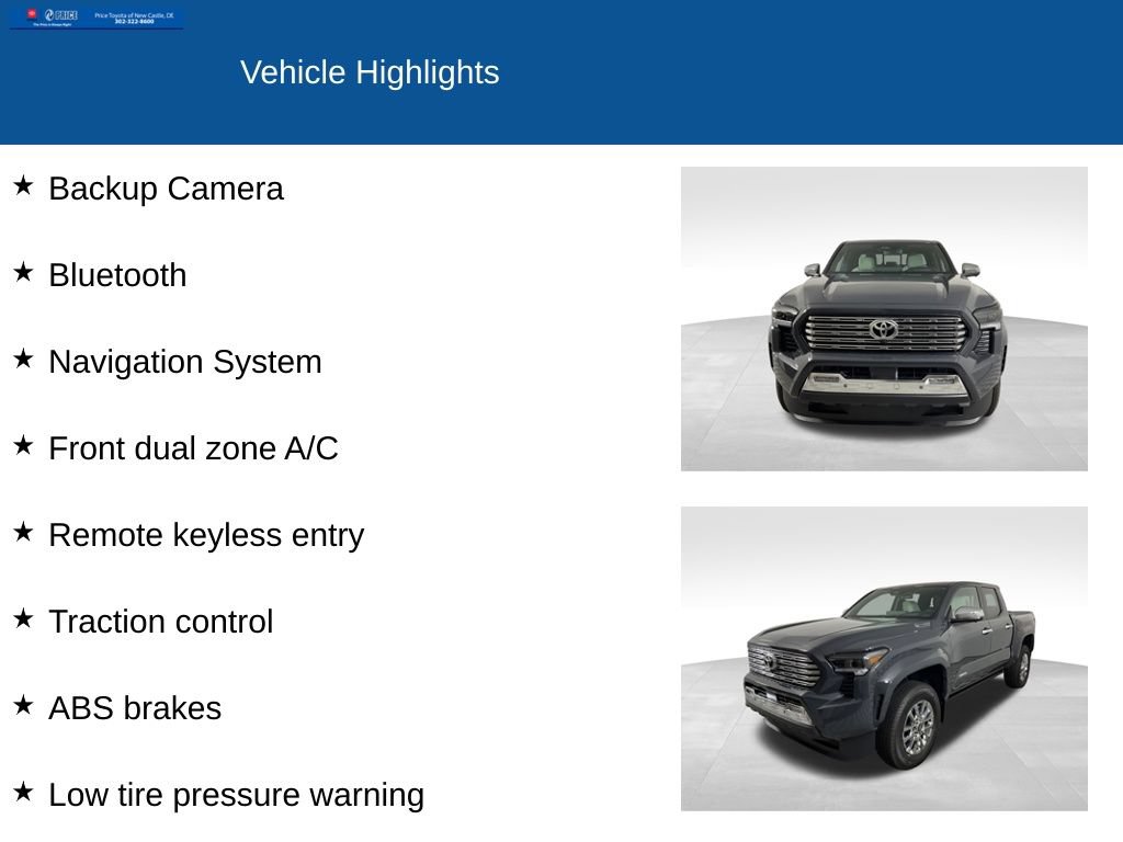 Used 2025 Toyota Tacoma Limited AWD/4WD image 2
