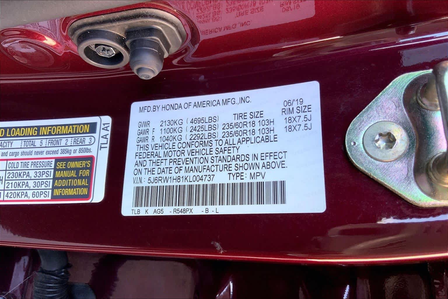 Used 2019 Honda CR-V EX-L image 34