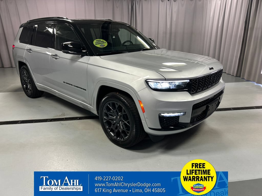 Used 2025 Jeep Grand Cherokee L Summit w/ Obsidian Package AWD/4WD 360° Tour
