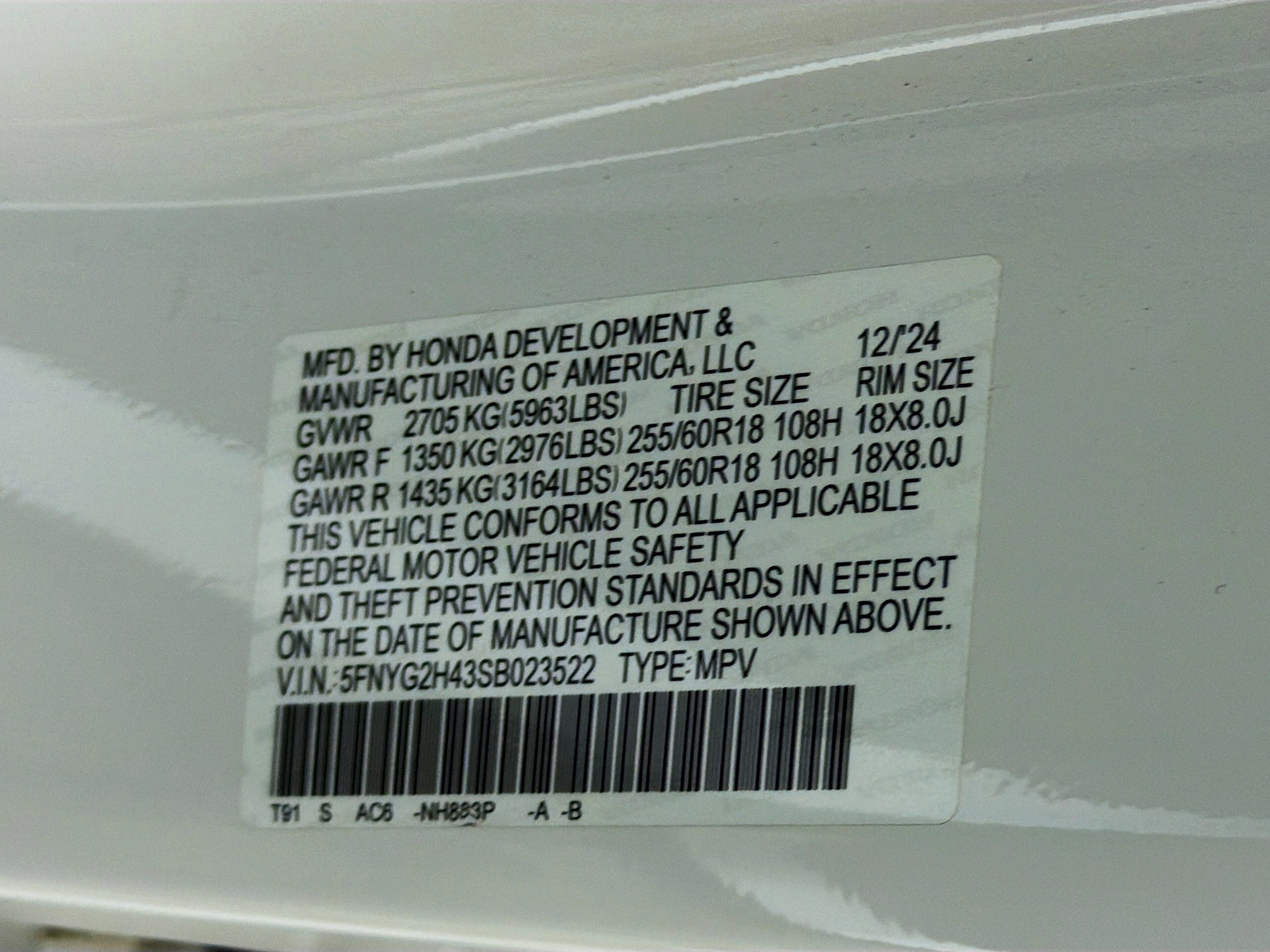 Used 2025 Honda Pilot EX-L image 12
