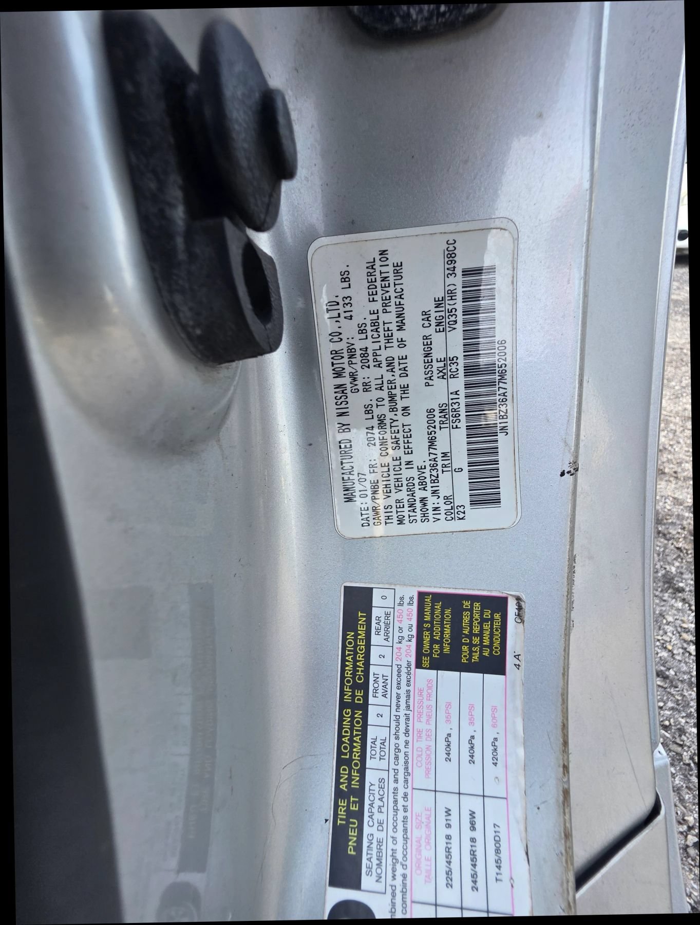 Used 2007 Nissan 350Z Enthusiast RWD image 18