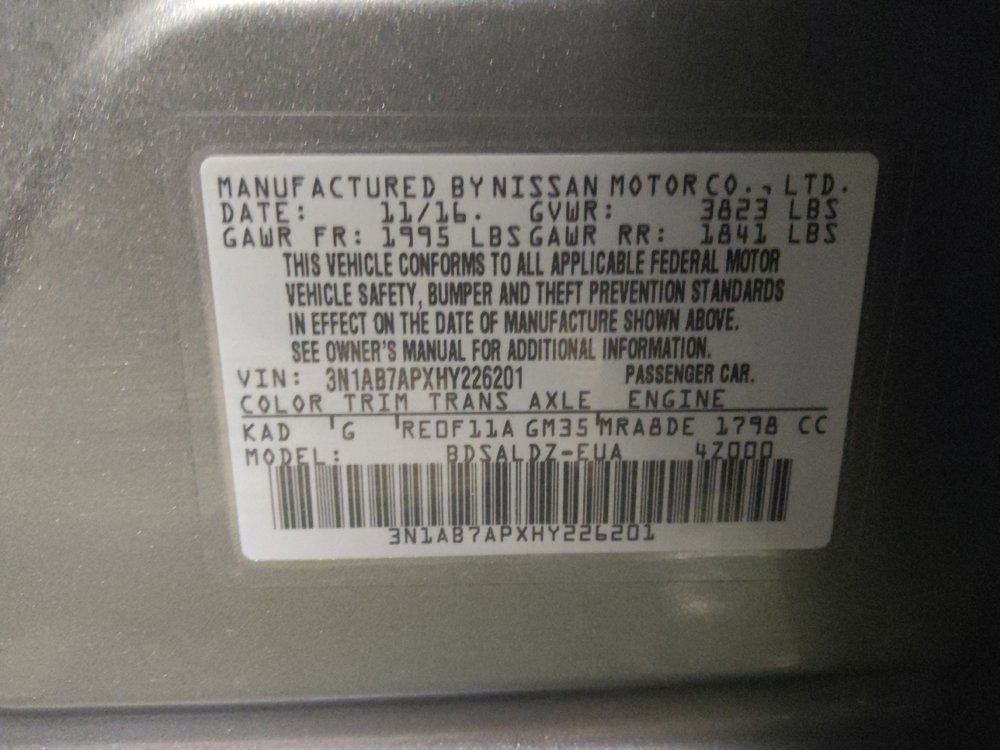 Used 2017 Nissan Sentra SV w/ Driver's Assist Package FWD image 33