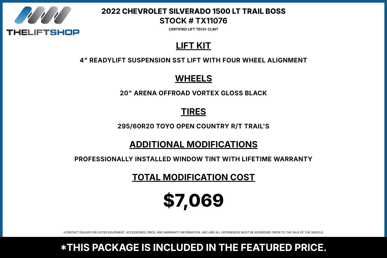 Used 2022 Chevrolet Silverado 1500 LT Trail Boss w/ LT Trail Boss Premium Package AWD/4WD image 2