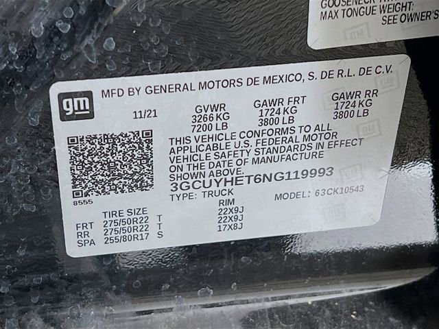 Used 2022 Chevrolet Silverado 1500 High Country image 30