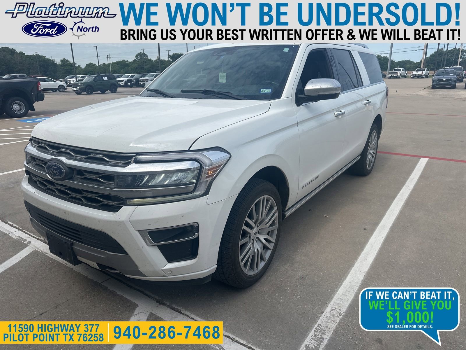 Used 2023 Ford Expedition Max Platinum AWD/4WD image 1