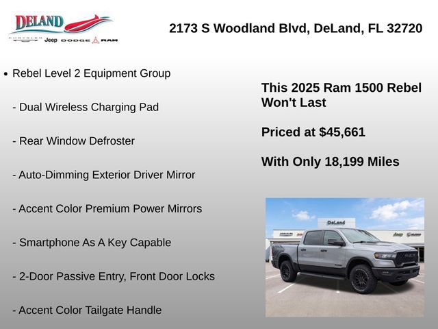 Used 2025 RAM 1500 Rebel w/ Rebel Level 2 Equipment Group AWD/4WD image 6