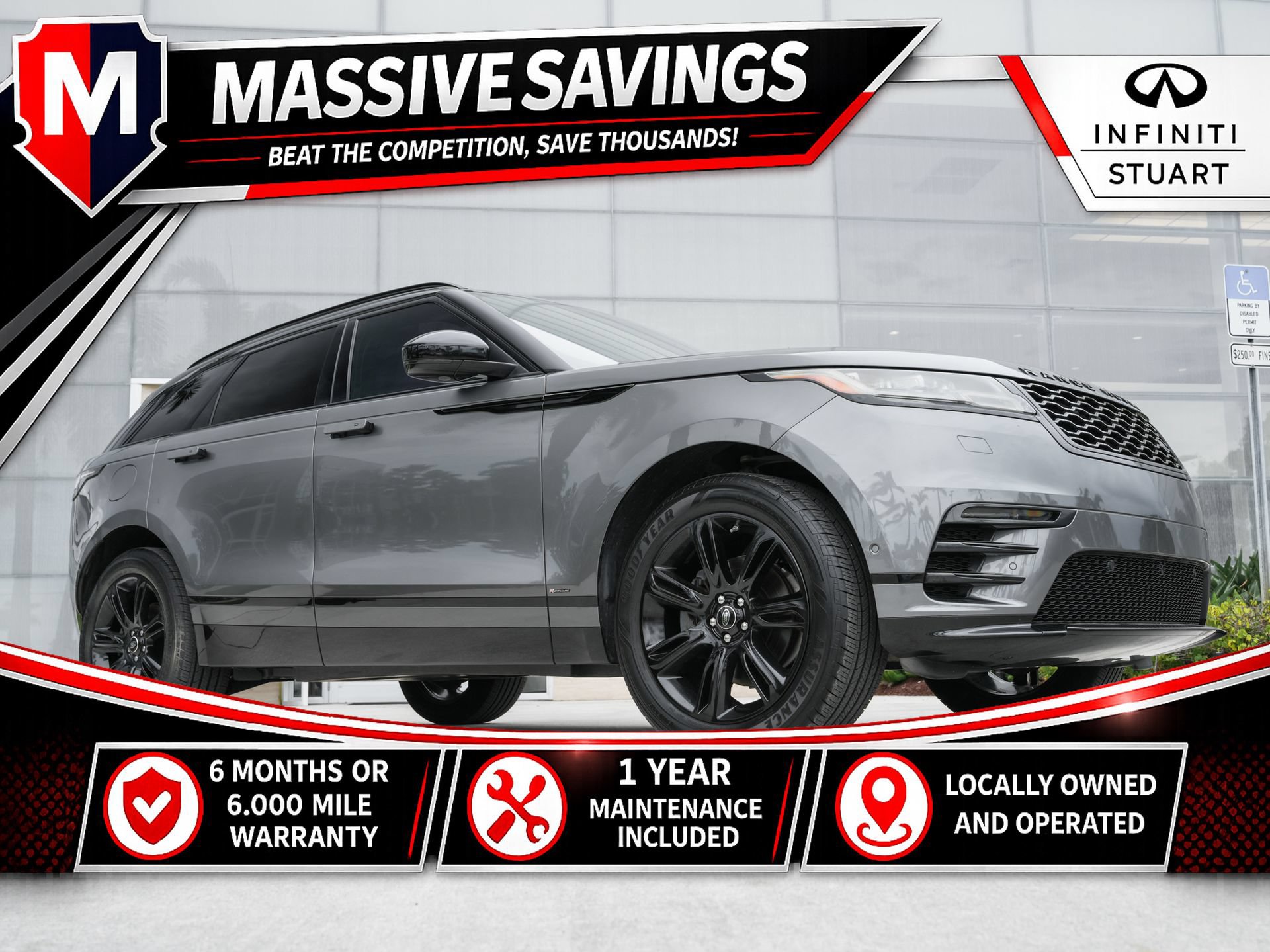 Used 2019 Land Rover Range Rover Velar R-Dynamic SE AWD/4WD image 1