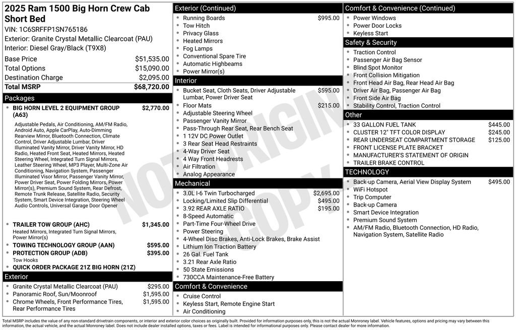 New 2025 RAM 1500 Big Horn image 4