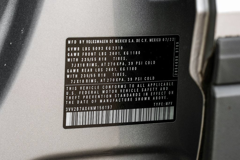 Used 2022 Volkswagen Tiguan SE AWD/4WD image 72