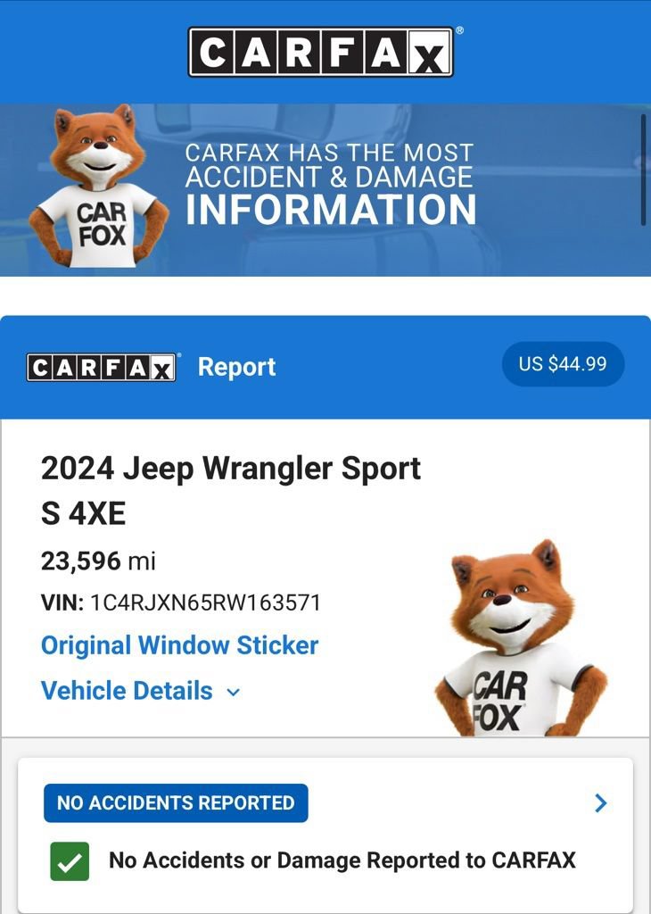 Used 2024 Jeep Wrangler Unlimited w/ Convenience Group AWD/4WD image 6