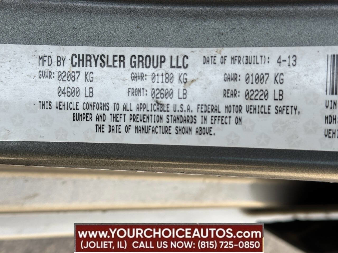 Used 2013 Chrysler 200 Touring w/ S Exterior Appearance Pkg image 14