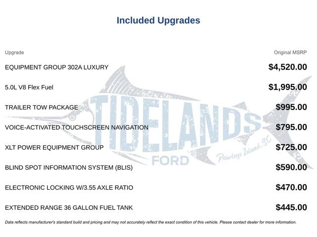 Certified 2018 Ford F150 XLT w/ Equipment Group 302A Luxury