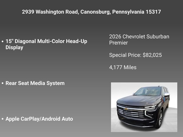 Used 2026 Chevrolet Suburban Premier AWD/4WD image 9