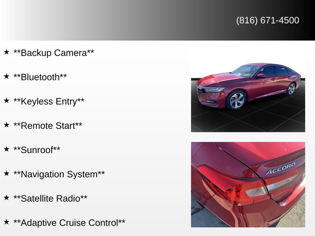 Used 2018 Honda Accord EX-L image 82