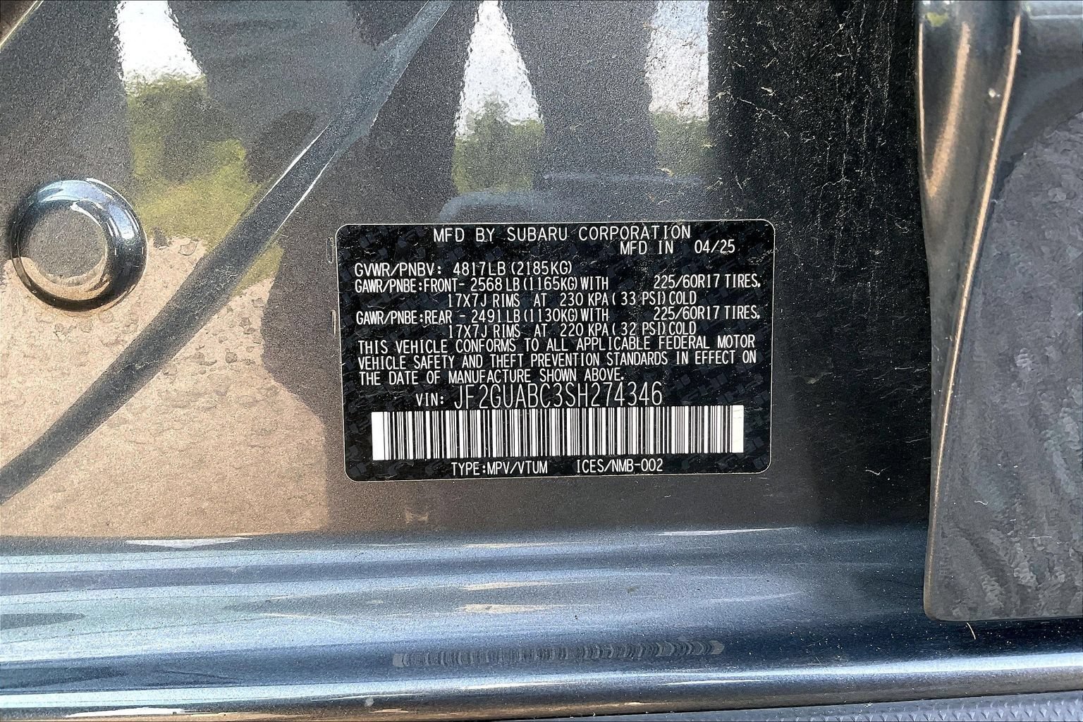 Certified 2025 Subaru Crosstrek 2.0i w/ Convenience Package #1 AWD/4WD image 32