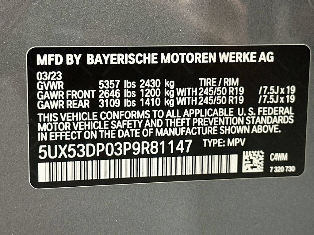 Used 2023 BMW X3 xDrive30i w/ Premium Package AWD/4WD image 34