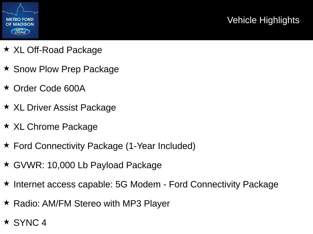 New 2026 Ford F250 XL w/ XL Off-Road Package image 4