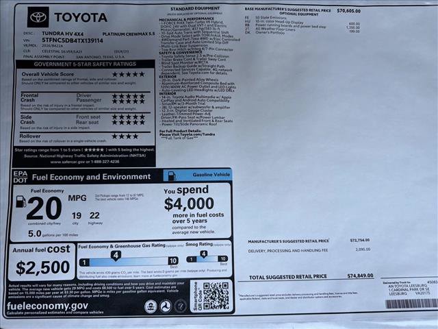 New 2026 Toyota Tacoma SR5 AWD/4WD image 22