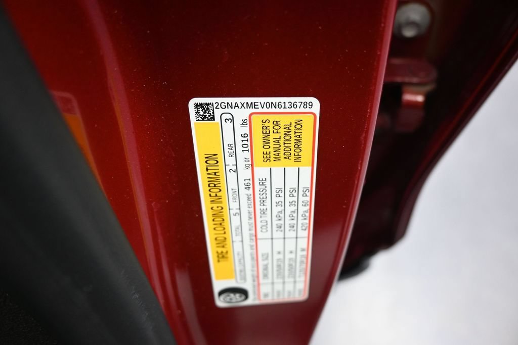 Used 2022 Chevrolet Equinox RS w/ RS Leather Package FWD image 9
