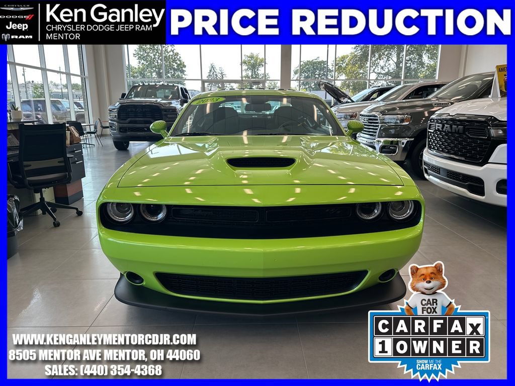 Certified 2023 Dodge Challenger R/T w/ Blacktop Package RWD image 2