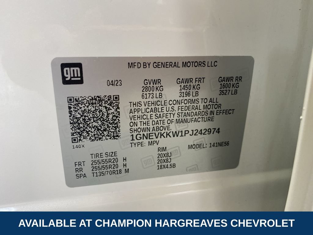 Certified 2023 Chevrolet Traverse Premier w/ LPO, Floor Liner Package AWD/4WD image 42