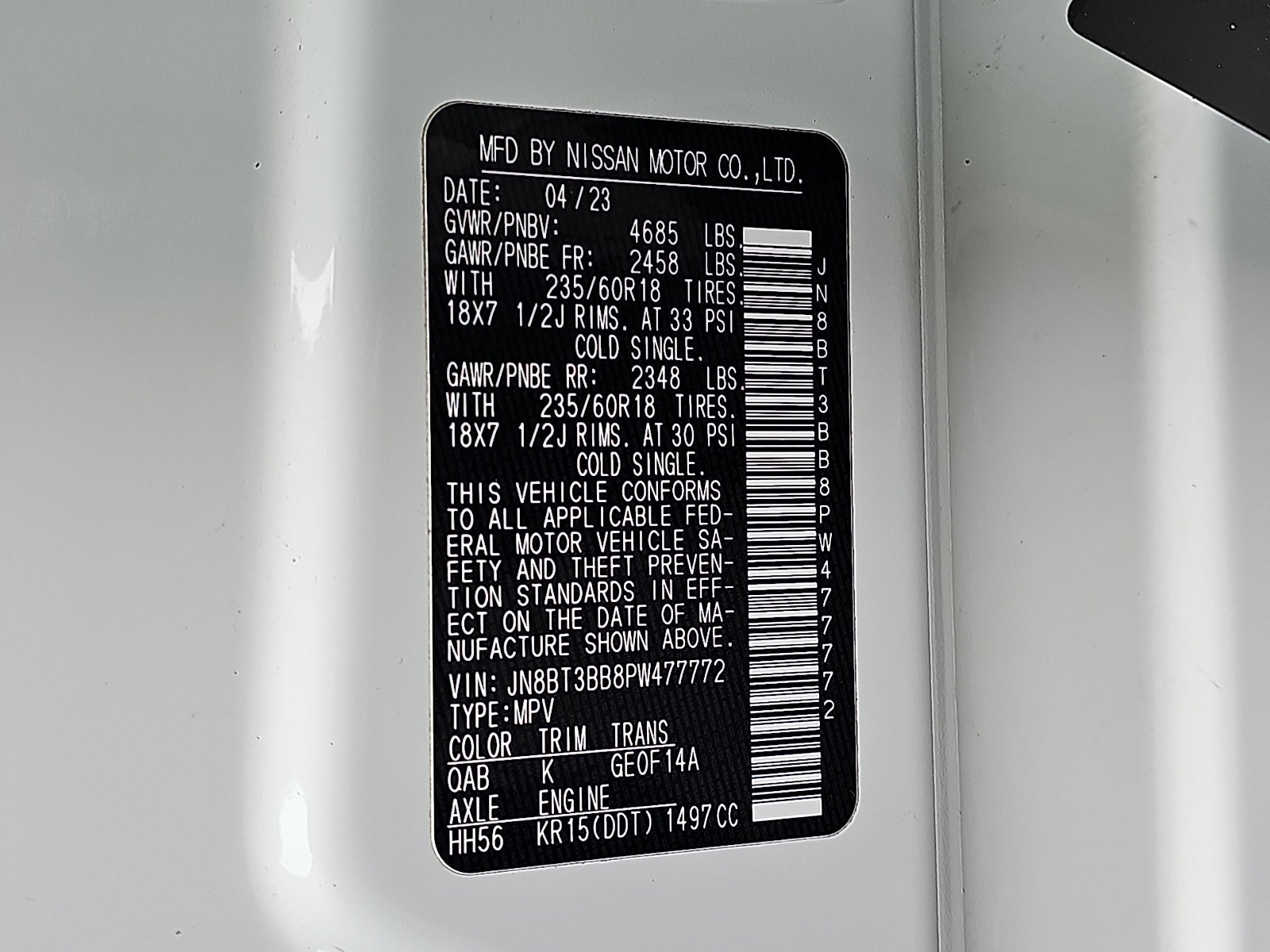 Certified 2023 Nissan Rogue SV image 27