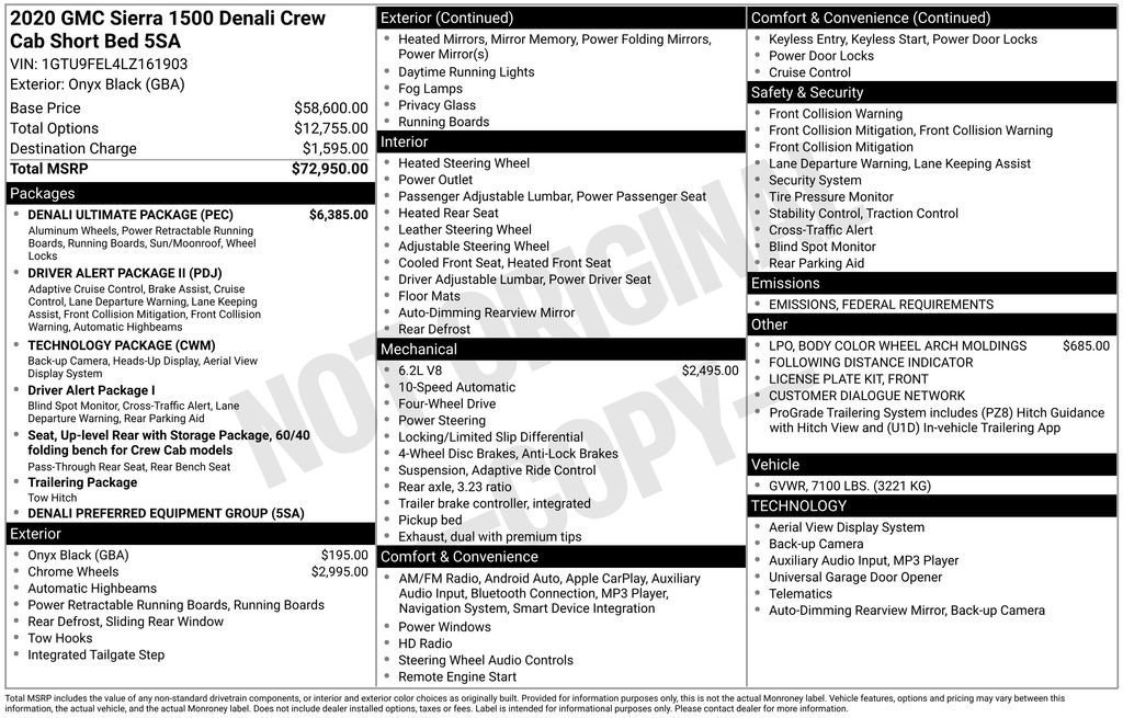 Used 2020 GMC Sierra 1500 Denali w/ Denali Ultimate Package image 38