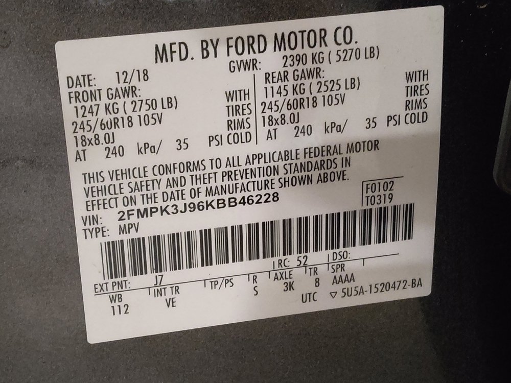 Used 2019 Ford Edge SEL w/ Equipment Group 201A FWD image 33