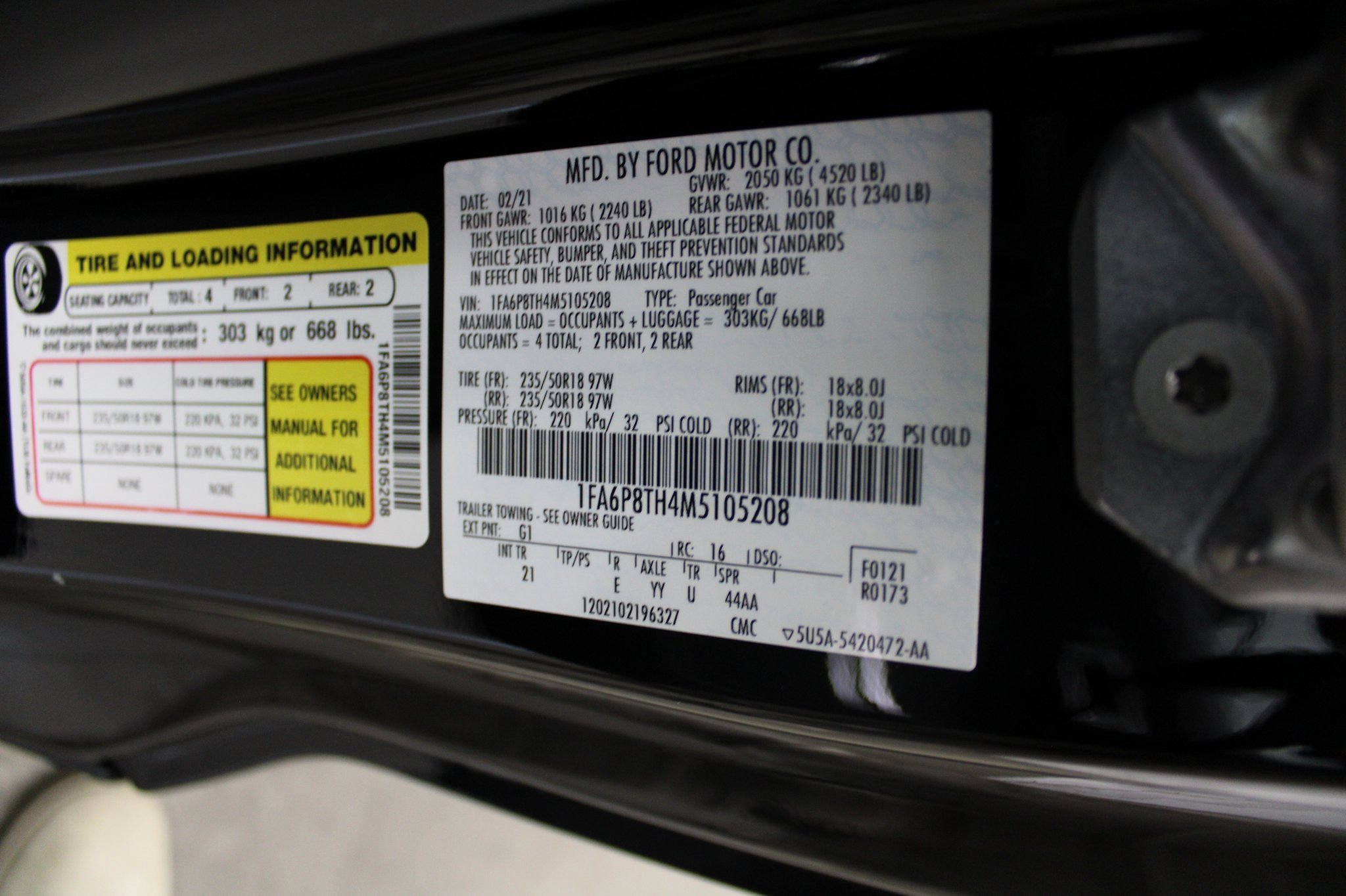 Used 2021 Ford Mustang Coupe w/ Equipment Group 101A image 37