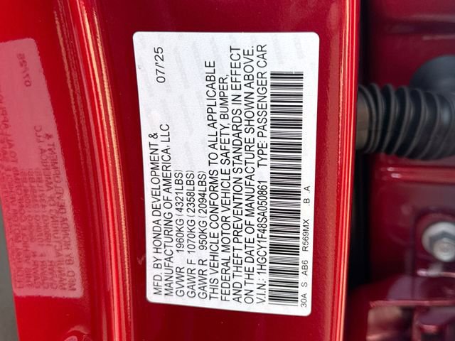 New 2025 Honda Accord SE image 43