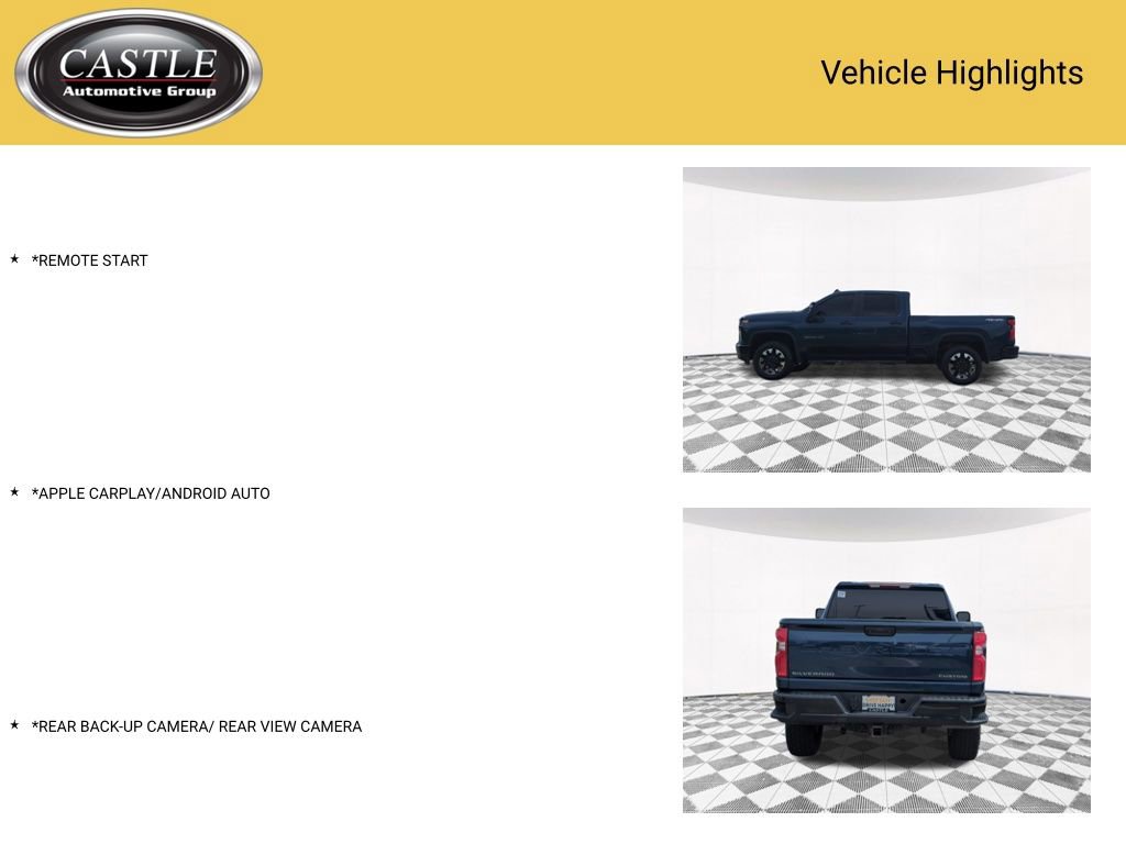 Used 2020 Chevrolet Silverado 2500 Custom w/ Custom Value Package AWD/4WD image 3