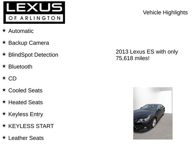 Used 2013 Lexus ES 300h image 8