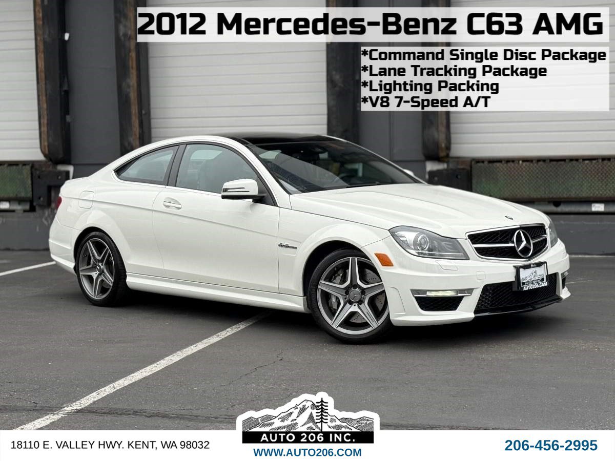 Used 2012 Mercedes-Benz C 63 AMG Coupe