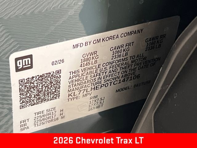 New 2026 Chevrolet Trax LT FWD image 26
