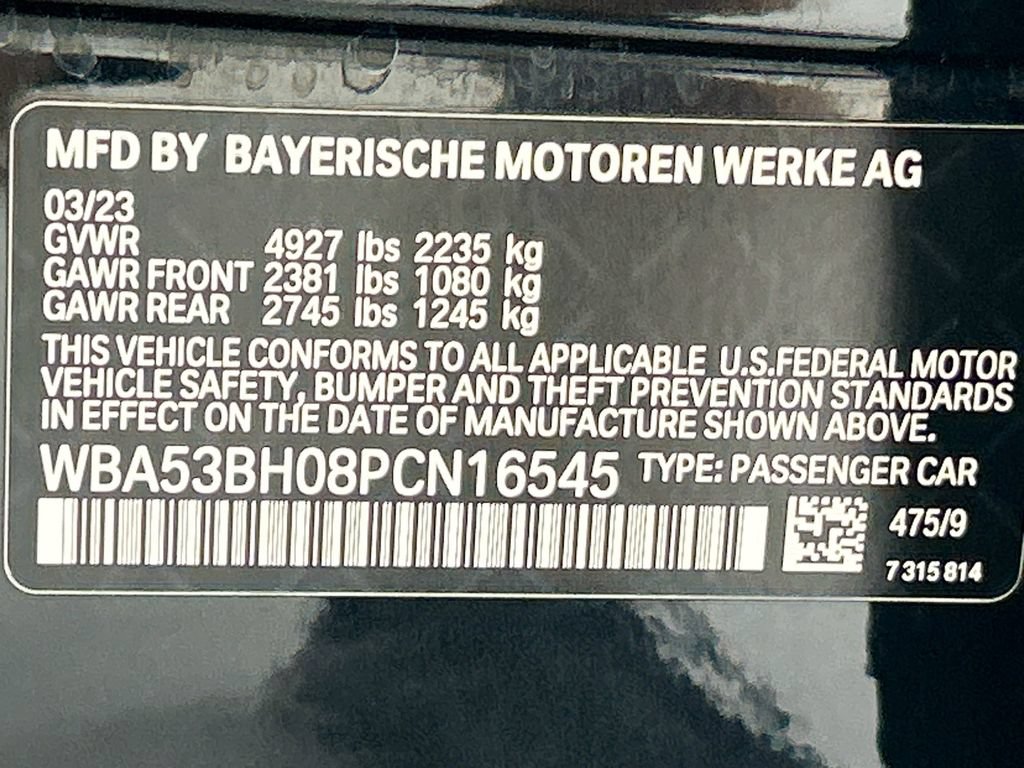 Certified 2023 BMW 530i w/ M Sport Package RWD image 34