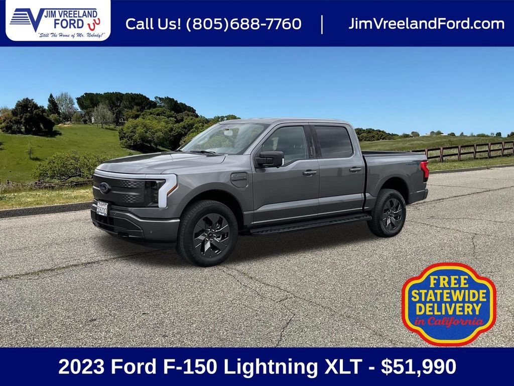 Certified 2023 Ford F150 Lightning XLT w/ Equipment Group 312A High