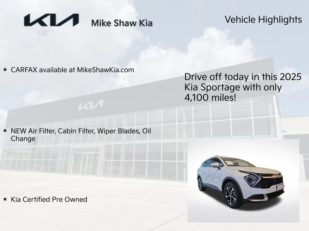 Certified 2025 Kia Sportage EX AWD/4WD image 9