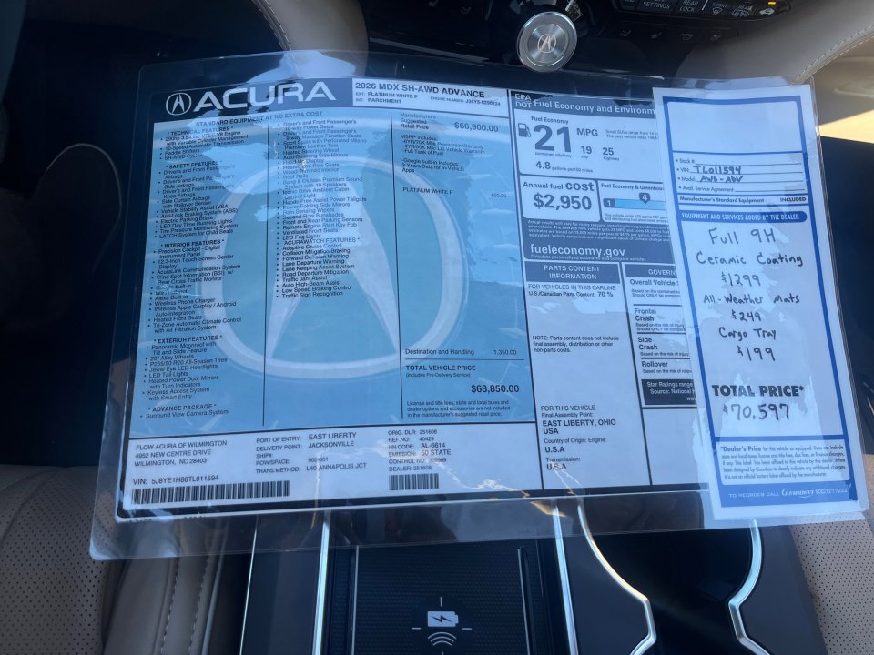 New 2026 Acura MDX w/ Advance Package image 34