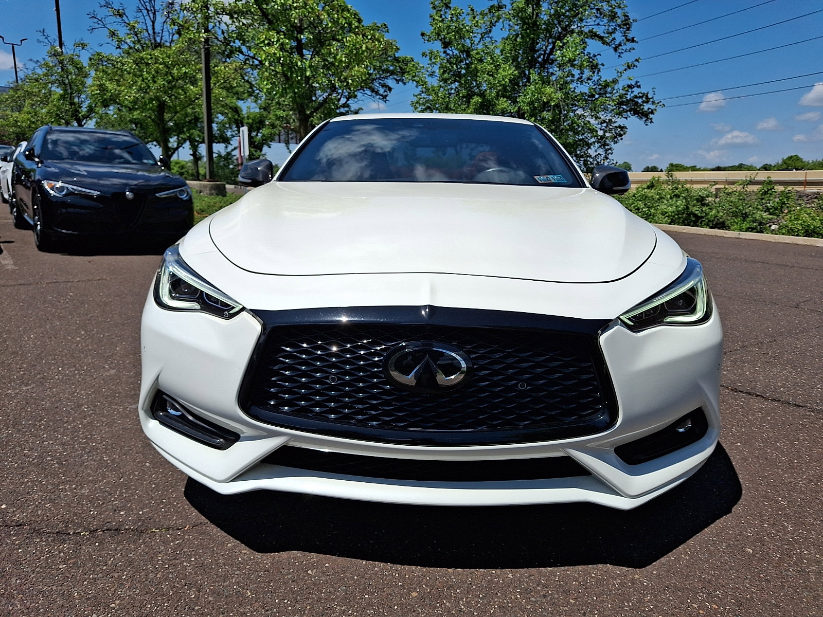 Certified 2022 INFINITI Q60 Red Sport 400 w/ Carbon Fiber Package AWD/4WD image 2