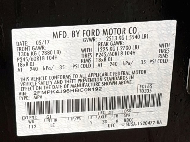 Used 2017 Ford Edge SEL w/ Equipment Group 201A AWD/4WD image 26