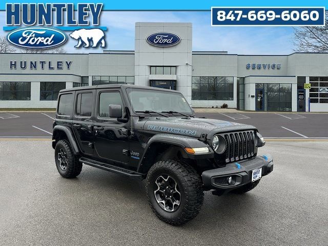 Used 2021 Jeep Wrangler Unlimited Rubicon 4xe w/ Dual Top Group AWD/4WD image 4