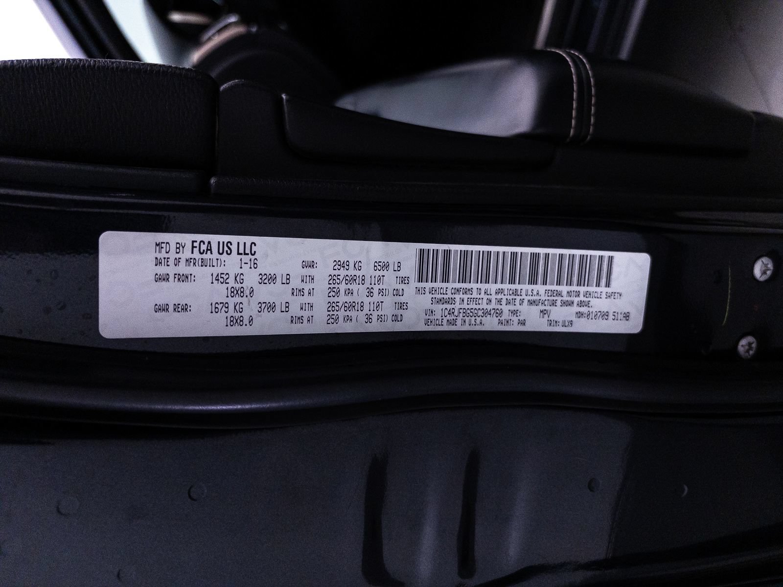 Used 2016 Jeep Grand Cherokee Limited AWD/4WD image 35