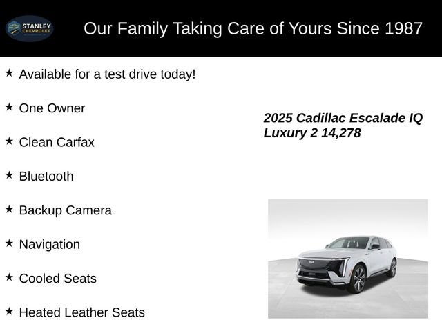 Used 2025 Cadillac Escalade IQ Luxury 2 w/ LPO, Premium Carpet Package AWD/4WD image 9
