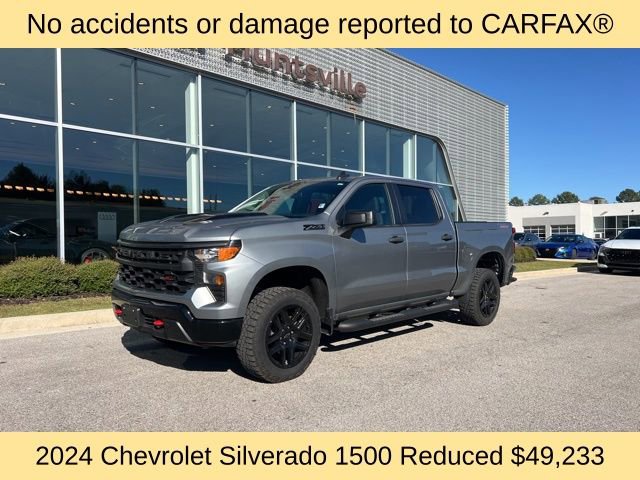 Used 2024 Chevrolet Silverado 1500 Custom Trail Boss w/ LPO, Dark Essentials Package