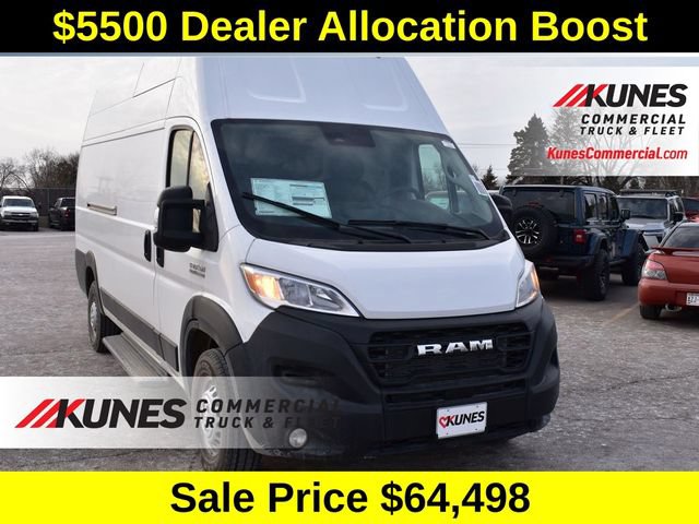 New 2025 RAM ProMaster 3500 w/ Roll-Up Rear Door Package