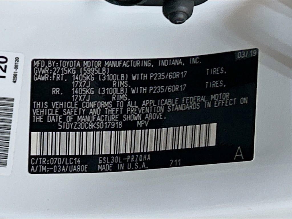 Used 2019 Toyota Sienna XLE FWD image 32