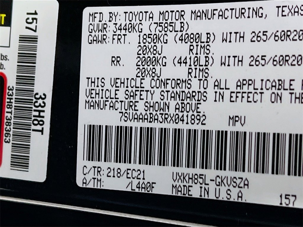Certified 2024 Toyota Sequoia SR5 w/ SR5 Premium Package image 34